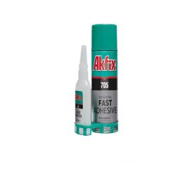 Kit Colle professionnel adhésif MDF 200 ML + 50GR 705- Akfix